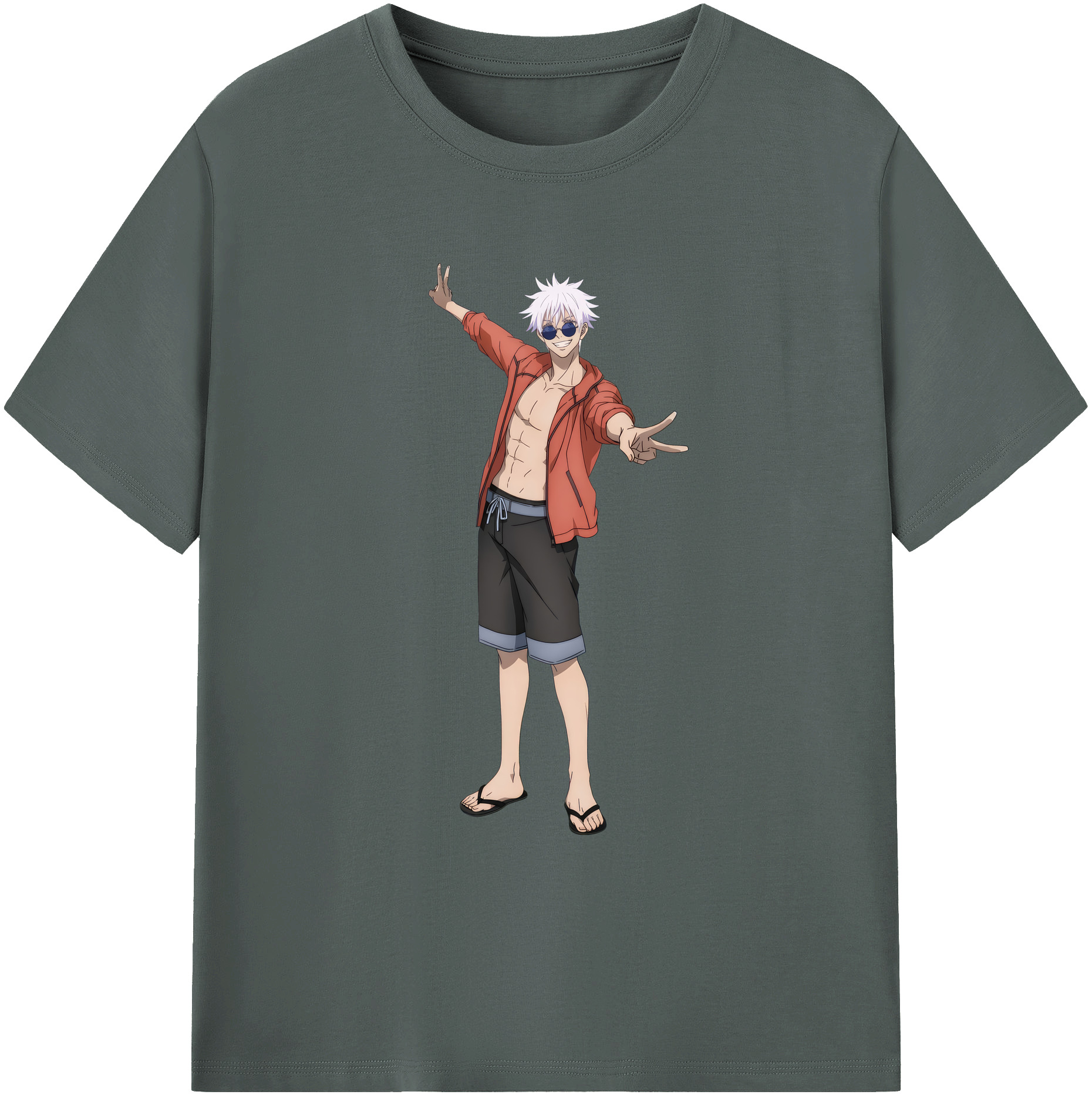 （画像用） 呪術廻戦 Jujutsu Kaisen 綿100％ メンズ半袖Tシャツ｜肌触りやわらか＆通気性